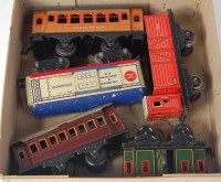 Lot 543 - Bing teak 4 wheel Washington coach, small...