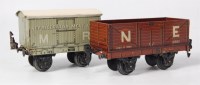 Lot 544 - Marklin for Gamages grey MR refrigerator meat...