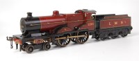 Lot 575 - Bassett-Lowke 1928-35 maroon clockwork LMS...
