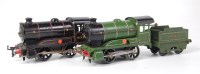 Lot 577 - Hornby 1948-54 green clockwork 0-4-0 501 loco...