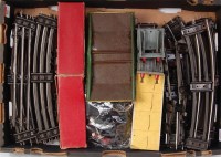 Lot 583 - A large tray of Hornby track including 12x 2ft...