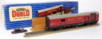 Lot 617 - A Hornby Dublo 3-rail TPO set in box lid only...