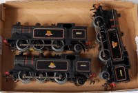 Lot 641 - 3 Hornby Dublo EDL17 0-6-2 tank engines, one...