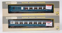 Lot 685 - Wrenn BR blue/grey Pullman Cars W6004 S302...