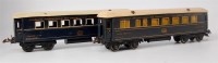 Lot 505 - 2x Hornby 1931-41 Riviera blue coaches, a...