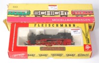 Lot 697 - A Fleischmann H0 4094 DB black class 86 0-10-0...