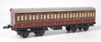 Lot 557 - Hornby 1948-50 No. 2 LMS 1st/3rd passenger...