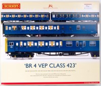 Lot 724 - A Hornby R2946 BR blue 4 VEP class 423 EMU...