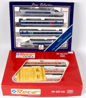 Lot 748 - A Lima H0 blue silver SNCF TGV train (NM-BNM)...