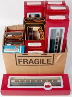 Lot 777 - 5 BR blue/grey Mk2 coaches and 7 wagons by...