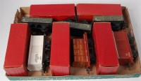 Lot 593 - 5x Hornby boxed postwar NE wagons including No....
