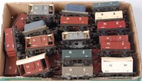 Lot 849 - Tray containing 30 Triang four wheel wagons...