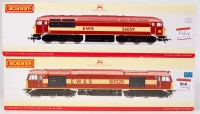 Lot 868 - Hornby R2488 EWS yellow/maroon class 60 diesel...