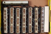 Lot 893 - Rake of 9 LNWR arc roof corridor coaches by...