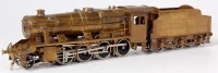 Lot 904 - A Korean brass built model of an LMS class 8F...