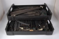 Lot 980 - 2 trays containing quantity of Hornby track...