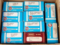 Lot 992 - 10 Airfix Stanier coaches, 5 LMS maroon, 5 BR...