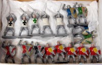 Lot 1204 - Timpo, lead medieval knights to include; 5...