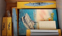 Lot 1211 - Tri-ang Minic ships, 1:1200 scale warship and...