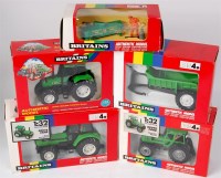 Lot 1226 - Britains, 1/32 scale Deutz tractor and farm...