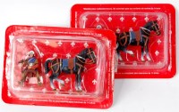 Lot 1240 - 75 blister packed Deagostini white metal...