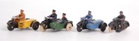 Lot 2058 - Dinky Toy motorcycle group to include; No.270...