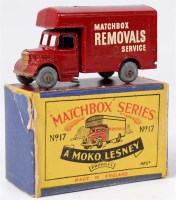 Lot 2301 - Matchbox 1-75 series, 17A Bedford removals van,...