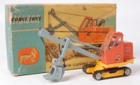 Lot 1657 - Corgi Toys, 1128 Priestman luffing shovel,...