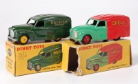 Lot 1955 - Dinky Toys Austin delivery van group to...
