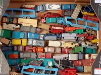 Lot 2350 - 60+ playworn Matchbox Lesney 1-75 series...