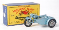 Lot 2357 - Matchbox, 1-75 series No.4 Triumph T110...