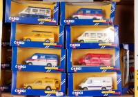 Lot 2523 - 18 assorted Corgi 1980s issue, blue window...