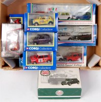 Lot 2532 - Corgi Mini Cooper boxed collection, single...