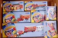 Lot 2537 - Corgi Classics Chipperfields Circus group, 7...