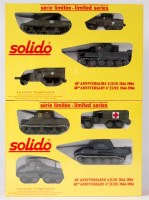 Lot 2540 - Solido 40th anniversary box set pair, set A...