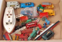 Lot 2544 - Mixed diecast, white metal and diecast railway...