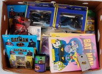 Lot 2554 - Batman diecast and related effects group to...
