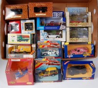 Lot 2565 - 17 assorted Corgi, Matchbox and Mattel diecast...