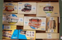 Lot 2580 - 14 boxed Corgi Classic bus and tram related...