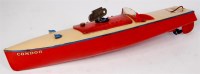 Lot 3114 - Hornby, speedboat No.3 Condor with key, motor...