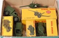 Lot 1996 - Dinky Toys, boxed military group to include;...
