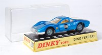 Lot 1998 - Dinky Toys, 216 Dino Ferrari, metallic blue...