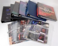 Lot 3139 - 6 trading card albums containing a large...