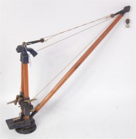 Lot 3121 - Vetux 'A' frame stationary crane, comprising...