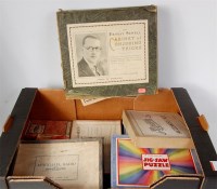 Lot 3122 - Mixed games, puzzles and tinplate toys to...