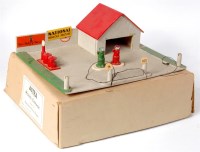 Lot 3123 - Astra Toys, London, model garage with...