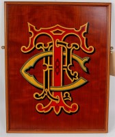 Lot 16 - Crest on board TCR of American Railway origin...