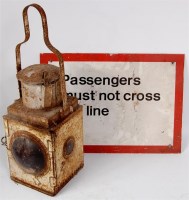 Lot 57 - Mixed lot of railwayana to include circa 1950s...