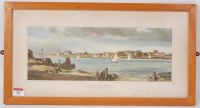 Lot 94 - Railway carriage print, glazed in original...