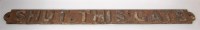 Lot 104 - Cast iron shut this gate sign (raised lettering)